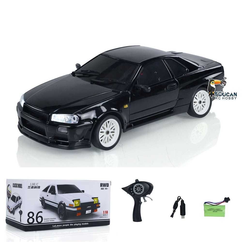 LDRC A99 1/18 RWD RC Drift Car Radio Control Racing Vehicles Model with Lights
