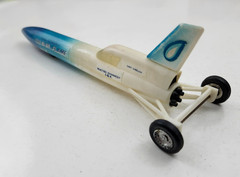 The Blue Flame Land Speed Natural Gas Rocket Car Promo Model Toy 1970s RARE!