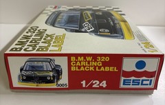 ESCI BMW 320 Carling Black Label 1/24 Model # 3005 Open Box Sealed Parts