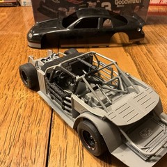 Built Model Car, 1998 Revell Stock Car STARTED, INCOMPLETE, MODIFIED