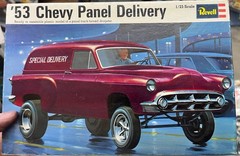 #2 Revell H1270 1953 Chevy Sedan Delivery Gasser 1969 Vintage Model KIT 1/25 McM