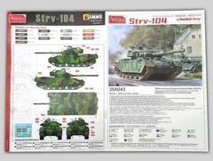 Amusing Hobby AH 35A043 1/35 Swedish Army Strv-104 Brand New Complete Kit