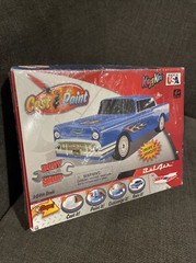 KRAZY KARS Cast & Paint 1:64th Scale “BelAir” Create 2 Vehicles! New Sealed