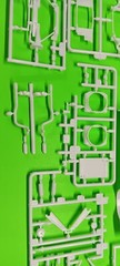 1971 Ford Mustang Mach 1 1/25 Frame Axle Rear End Suspension New Tool Revell