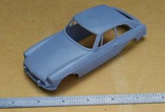 ABS-LIKE RESIN 3D PRINTED 1/25 1965 MG MGB GT, MGB-GT COUPE BODY