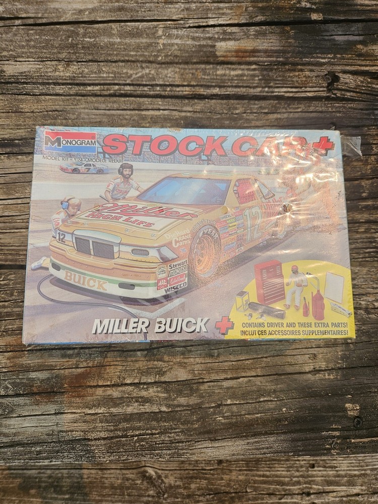 🏁Monogram🏁Stock Car Plus🍻Miller Buick 1/24 Model Factory Sealed