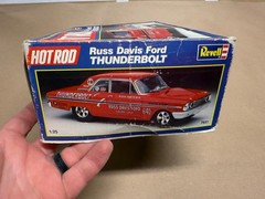 1/25 REVELL HOT ROD RUSS DAVIS FORD THUNDERBOLT Drag Race Car 1964 LOOK
