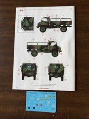 NEW Unimog S 404 German Military Vehicle Truck Model Kit Scale 1:35 ICM 35135