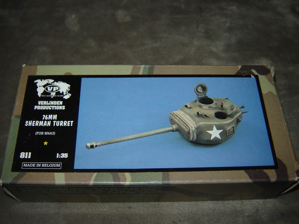 Verlinden Productions Resin Accessories 1/35 scale 76mm Sherman Turret 1/35