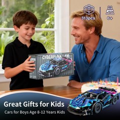 Cyber Style Race Car Model Kits for Adults – DIY Building Set, Racing Fun