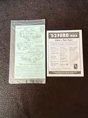 Vtg 1960’s AMT 3in1 Custom Trophy Series 53” Ford Pick-Up Truck Plastic 1:25 Kit