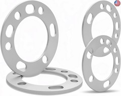 LUJIANI 4 Pack Universal Wheel Spacers, 2/9″ (5.8 mm) Die Cast Replacement