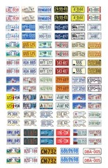 1/24 1/25 scale model car assorted Canada license plates Canadian tags 1:25