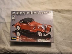 Vintage revell model kit 1/43 1939 Mercedes 540-K