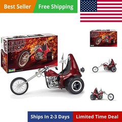 17325 Evil Iron Trike 1:8 Scale 153-Piece Skill Level 5 Model Motorcycle Bike…