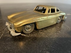 Vintage FAL 1954 Mercedes 300SL Gullwing Italian 1/24 Scale Solid Brass Model