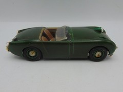 Vintage Model Car Metal 5 1/2″ Long Built 1960’s Austin Healey Sprite Green