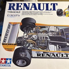 Tamiya 1:12 Scale Renault ELF RE 20 Turbo BIG SCALE Series STARTED And COMPLETE