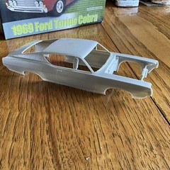 AMT 1969 Ford Torino Cobra Model Car INCOMPLETE For PARTS