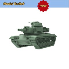 1/100 Military Model Kit US M60A2-Starship Main Battle Tank