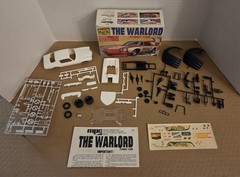 RARE VTG MPC WARLORD CHEVY CAMARO FUNNY CAR # 1-2703-225 ISSUED 1972 COMPLETE