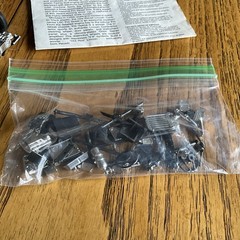 Revell Hot Rod Lincoln LSC Pro Street Kit #7456 1990 STARTED/INCOMPLETE
