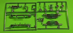 1947 Chevy Moebius Galaxie 1/25 Bumper Grill Head Lamp Buckets Chrome Sprue