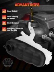 603-054 Engine Coolant Expansion Reservoir Tank with Cap Compatible with Chevy