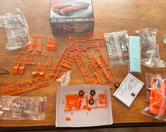 Vintage Used Toy 1970 1/2 Chevy Camaro Z/28 OPEN BOX 1:25 AMT Model Rare 2009