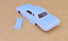 ABS-LIKE RESIN 3D PRINTED 1/25 1961 OLDSMOBILE F85 PRO MOD BODY WITH WING