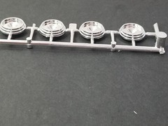 1955 Chevrolet Bel Air WHITEWALL TIRES WHEELS for Revell Monogram 1:25 Model Kit