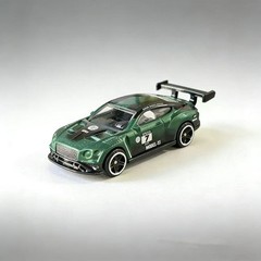 1/64 Diecast Car Model Diorama Mini Continental GT3 Forest Green Hot Wheels