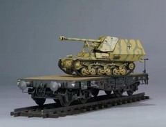 Zimi 35075 1/35 7.5cm PAK.40/1 Marder I &50 ton type SSy45 Flatcar 2 in 1