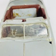 Vintage 1950 Ford Custom Convertible AMT 1/25 Scale Built Plastic Model Kit Gray