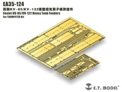 ETmodel 1/35 EA35-124 Soviet KV-85/KV-122 Heavy Tank Fenders For TRUMPETER Kit
