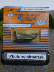 Roco Minitanks (NEW) 1/87 Z-159 WWII US Weasel Amphibious Armore Craft Lot#7205©