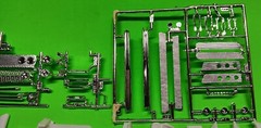 63 1963 Chevy Impala SS 409 1/25 AMT Custom Show Car Chrome Grille Deck Lid Part