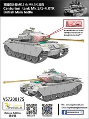 VESPID VS720017S Centurion Tank Mk.5/1-4.RTR British MBT 3D Print Canvas Cover