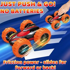 Car Toys for Ages 3-5 Boys, Push and Medium, Orange-yellow Kids’ Play Trucks