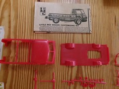 Vintage 1966 Issue IMC #107-200 Dodge Little Red Wagon Model 6/27