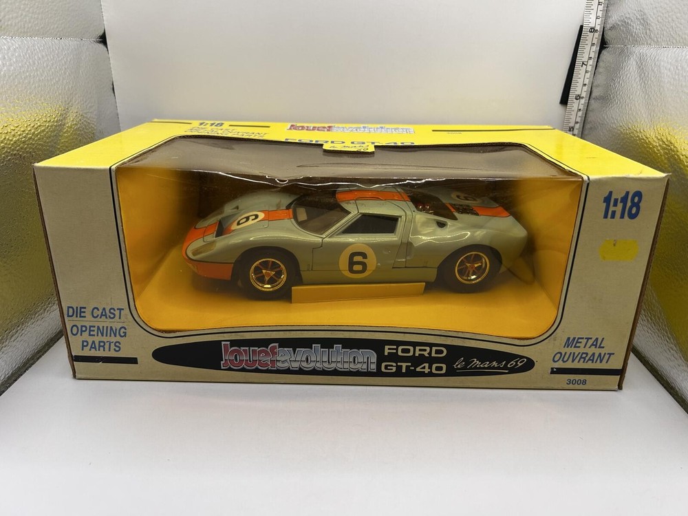 Jouef Evolution Ford GT-40 Le Mans 69 Diecast Model Car 1:18 Scale
