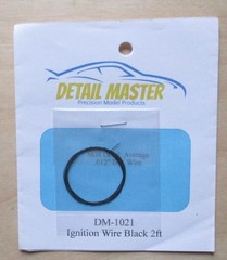 Black Ignition Wire 1:24 1:25 DETAIL MASTER CAR MODEL ACCESSORY 1021