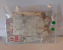 LOOK MARS ROCKET LINER MODEL KIT [ PARTS ONLY ] NO BOX