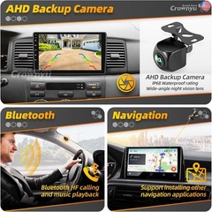 for Toyota Corolla 2004-2008 Radio Compatible with Wirelessly Carplay Android