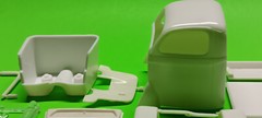 1940 Willys Pickup Truck Gasser 1/25 AMT Body Cab Glass Interior Tub Bed Box Lot
