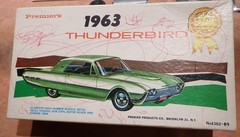 Premier’s 1963 Ford Thunderbird Gold Seal Award model kit 60s issue