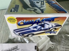 MPC Class Action Monte Carlo with Chopper & Trailer 1:25 Car Model Kit