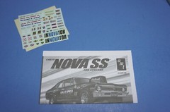 AMT 1972 Nova, Old Pro / INNOVATOR Decals & Instructions (2018 Release) 1/25