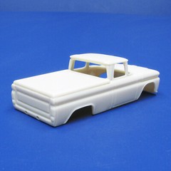 JFSL63 H:O scale Jimmy Flintstone 1962 C10 Pickup 2 Door resin slot car body