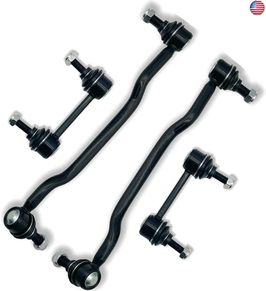 4pcs Front & Rear Stabilizer Sway Bar End Link Kit Compatible with Nissan